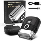Henzilo electric foil shaver front view with LED display