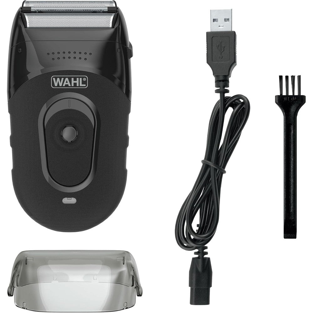 Wahl Compact Rechargeable Lithium Ion Shaver Kit front view