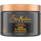SheaMoisture Sugar Body Scrub African Black Soap for healthy, glowing skin African black soap with 24h shea moisture nutrients 12 oz