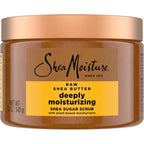 SheaMoisture Shea Sugar Body Scrub For Moisturize And Restore Dry Skin Raw Shea Butter Deeply Moisturizing Body Scrub With 24h Shea Moisture Nutrients 12 oz
