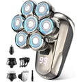 Unbranded 7D electric head shaver kit with gold handle