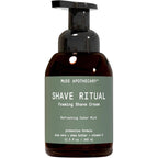 Muse Apothecary Foaming Shave Ritual front view of bottle