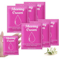 Fafortune women shaving cream travel packets front view showing jasmine variant branding