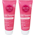 Eos Shea Better Pomegranate Raspberry non-foaming shave cream front view pack of two