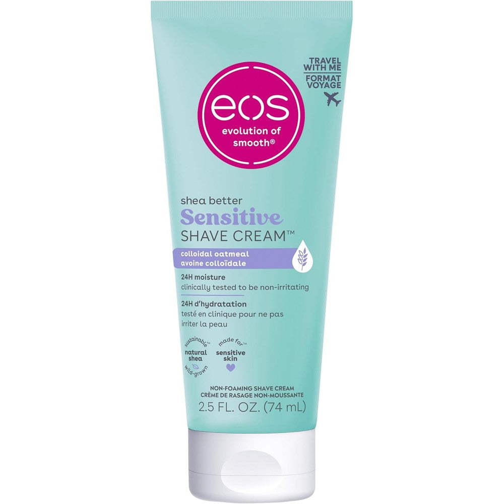 EOS Shea Better Sensitive Skin Shave Cream front view tube