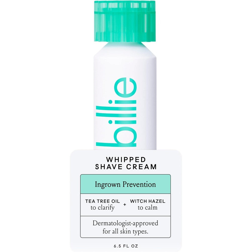 Billie whipped shave cream bottle for ingrown prevention and smooth skin