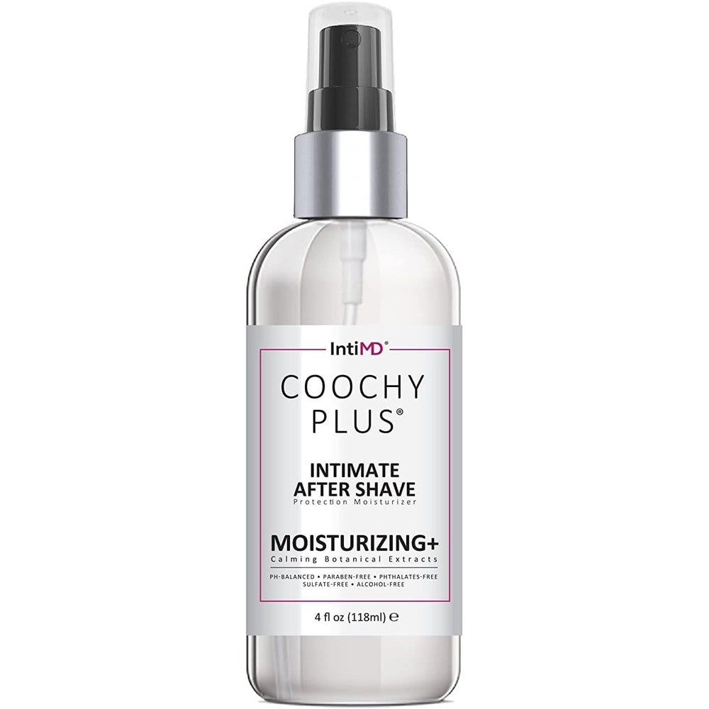 IntiMD COOCHY Plus Intimate After Shave Protection Moisturizer front view bottle