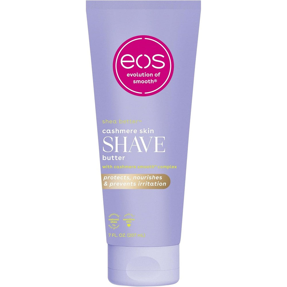 Eos Cashmere Skin Collection Shave Butter Vanilla Cashmere tube front view