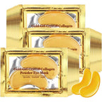 Adofect 24k Gold Eye Mask 30 pairs for reducing dark circles and puffiness