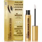 VieBeauti Eyebrow Growth Serum 5 Milliliters gold bottle front view