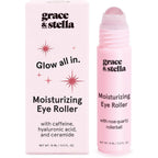 Grace And Stella Under Eye Brightener With Rose Quartz Rollerball, Hyaluronic Acid And Caffeine Eye Serum For Dark Circles, 15 Milliliters / 0.51 F... - Image 1
