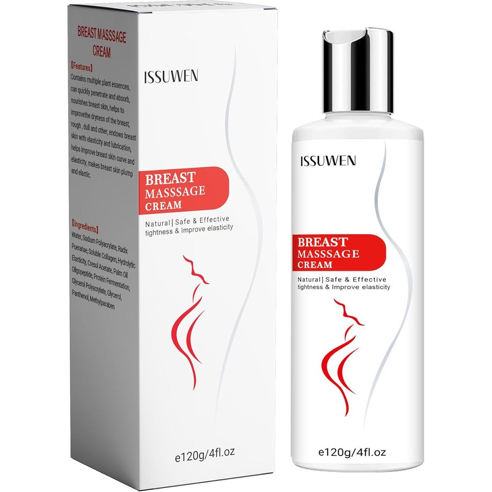JPSDOWS breast enhancement cream front view bottle for natural bust lifting and firming skincare