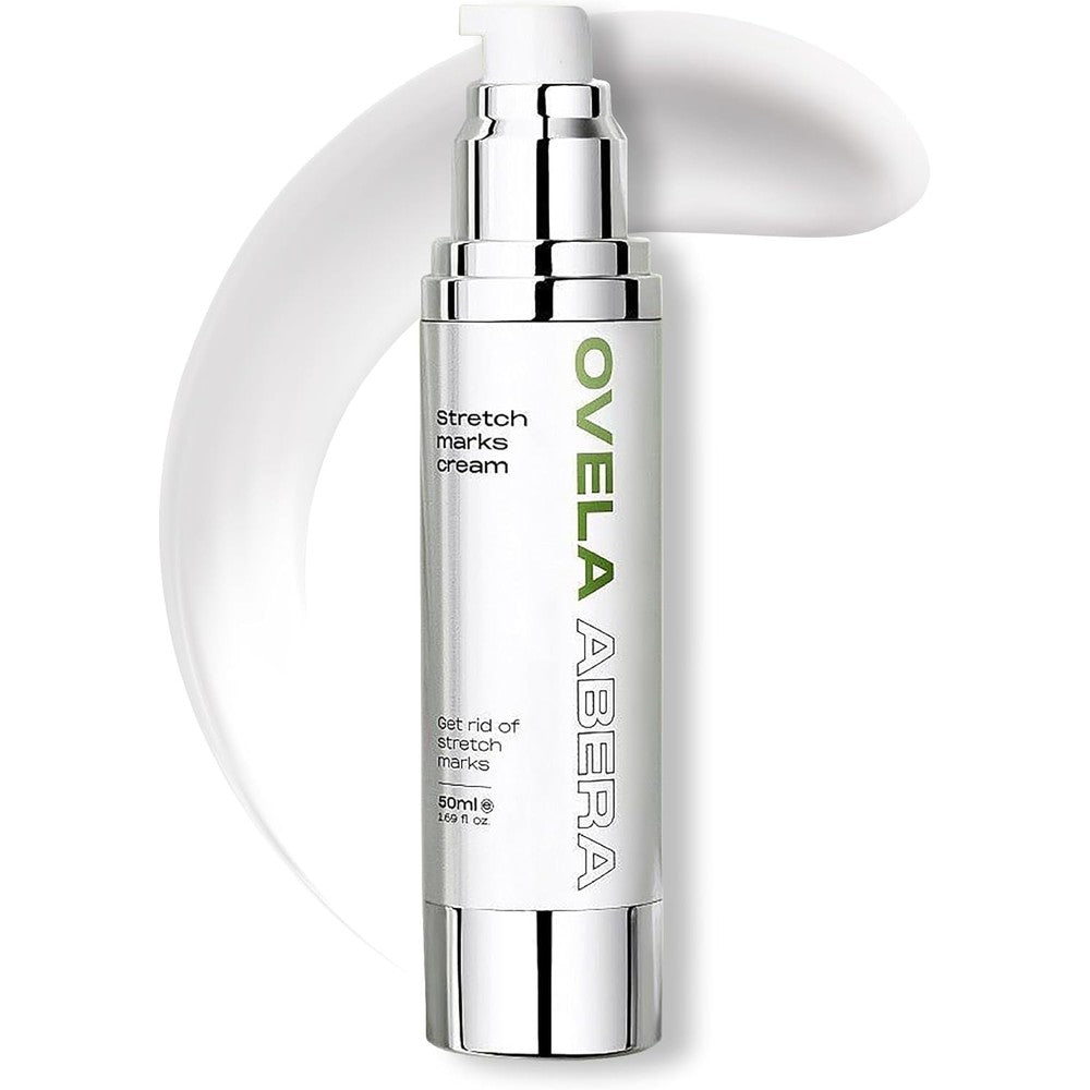 Abera Ovela Maternity Stretch Mark Cream front view bottle for pregnancy skincare