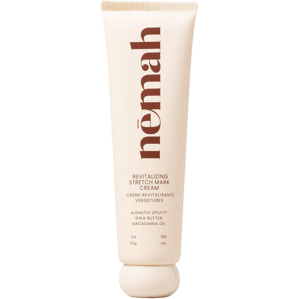 Nemah Revitalizing Stretch Mark Cream front view tube for pregnancy skincare