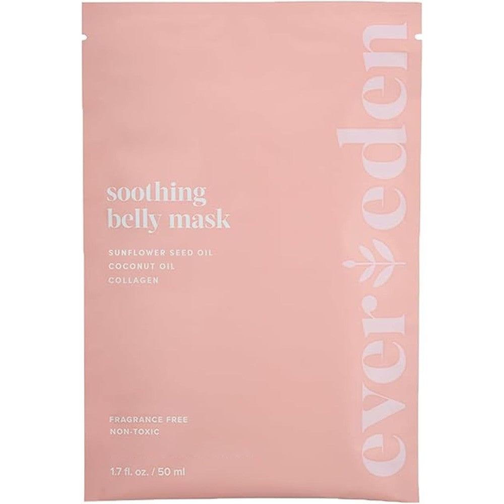 Evereden Soothing Belly Mask packaging front view for pregnancy skincare