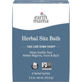 Earth Mama Organic Herbal Sitz Bath 6 Count front packaging view for postpartum care