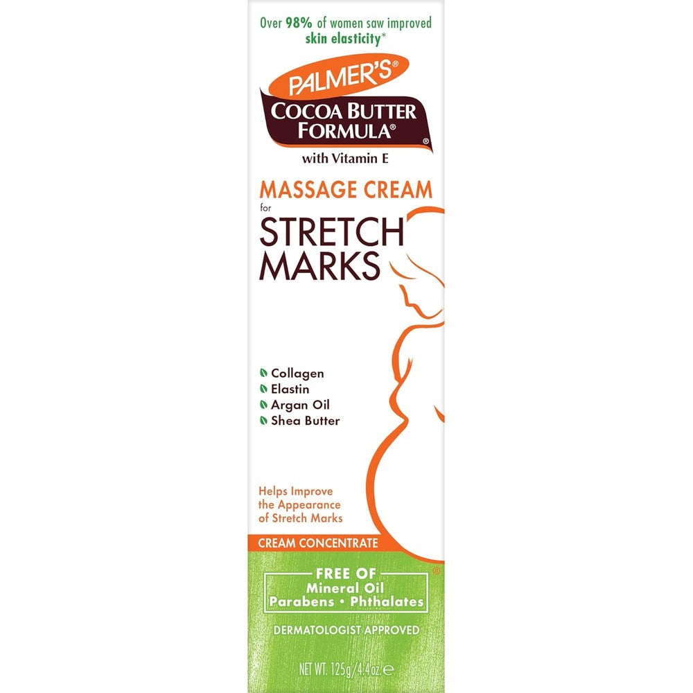 Palmer's Cocoa Butter Formula Massage Cream For Stretch Marks front view packaging