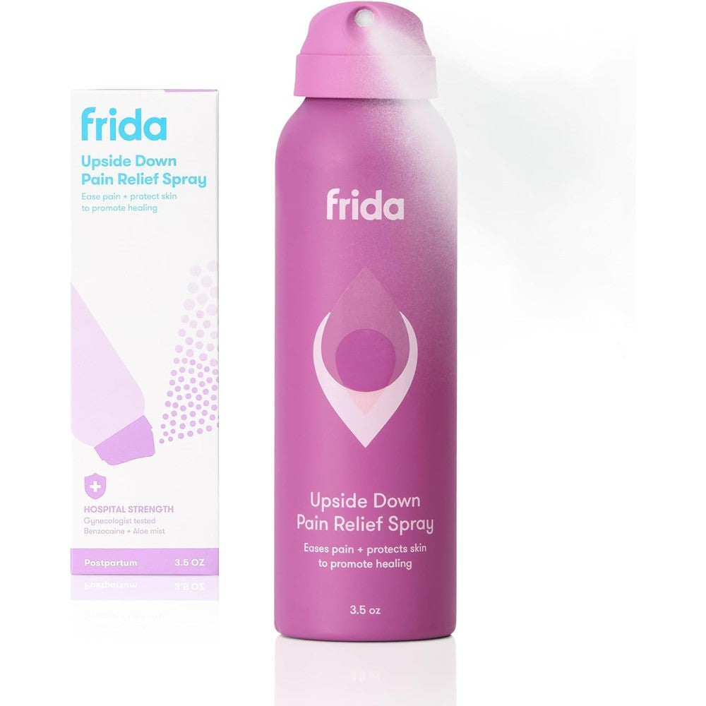 Frida Mom Anesthetic Spray 3.5 Ounce front view bottle for postpartum pain relief