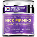 Ashania Korean Neck Firming Cream 1.7 fluid ounce bottle front view.