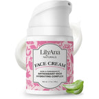 LilyAna Naturals Face and Neck Moisturizer 1.7 Ounce front view of bottle