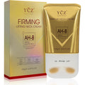 Ycz AH-8 Neck Firming Cream bottle with built-in massage roller