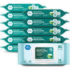 Med Pride premoistened disposable washcloths front view packaging