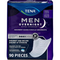TENA Men Overnight Incontinence Guards front view showing package layout